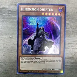 Yugioh! LP Dimension Shifter - TN19-EN012 - Prismatic Secret Rare - Limited Edit - Image 1