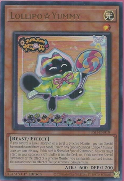 Yugioh! - JUSH-EN018 - LOLLIPO YUMMY - Ultra Rare - 1'st Edition - NM/M - Image 1