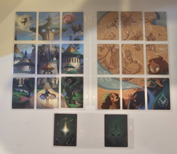 Disney Lorcana: ARCHAZIA'S ISLAND Art Cards: Complete 20 Card Puzzle Set - Image 1