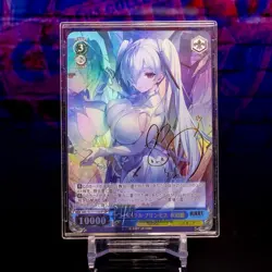 Cinderella Waifu Card Nikke Goddess of Victory Flash Gold Holo Foil Signed ACG - Image 1
