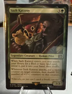 Sazh Katzroy - FIN 0199 - NM - MTG Magic Final Fantasy - Image 2