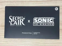 Secret Lair x Sonic: Friends & Foes Foil Rainbow 🌈SEALED!! MTG In Hand - Image 1