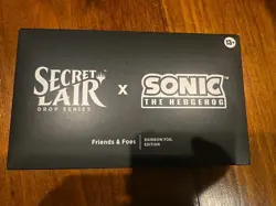 Secret Lair x Sonic: Friends & Foes Foil Rainbow 🌈SEALED!! MTG In Hand - Image 1