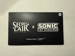 Secret Lair x Sonic: Friends & Foes Foil Rainbow 🌈SEALED!! MTG In Hand - Image 1