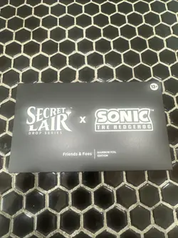Secret Lair x Sonic: Friends & Foes Foil Rainbow 🌈SEALED!! MTG In Hand - Image 1