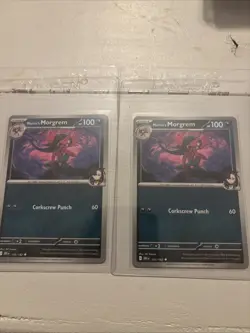 Pokemon Marnie's Morgrem Card 135/182 Uncommon Destined Rivals Series x2 - Image 1