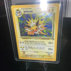Pokemon TCG Jolteon Holo Rare Card 4/64 Jungle 1999 WOTC - Image 2