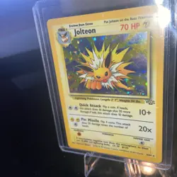 Pokemon TCG Jolteon Holo Rare Card 4/64 Jungle 1999 WOTC - Image 3
