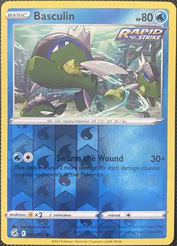 Basculin 070/264 Swsh08: Fusion Strike Reverse Holo - Pokemon Card - Image 1
