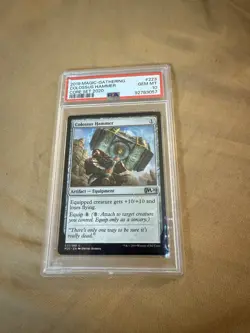 MTG Colossus Hammer Core Set 2020 PSA GEM MT 10 - Image 1