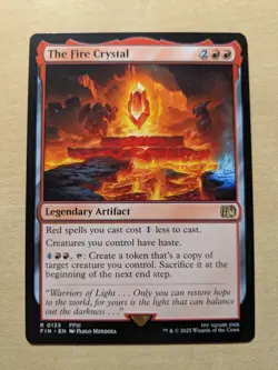 The Fire Crystal 0135 REGULAR MTG Final Fantasy Rare - Image 1