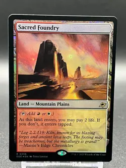Sacred Foundry MTG: Edge of Eternities 0256 Foil - Image 1