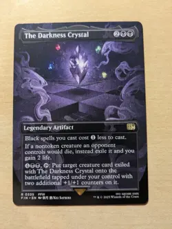 The Darkness Crystal (Borderless) #335 Regular Rare MTG Final Fantasy FIN - Image 1