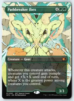 Pathbreaker Ibex Borderless - Special Guests - MTG - Magic - Near Mint - Image 1