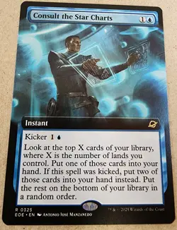 Consult the Star Charts - #325 Regular (Extended Art) Edge of Eternities - Mtg - Image 1