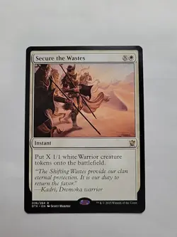 MTG - Secure the Wastes _ Dragons of Tarkir Regular Rare #036 - Image 1