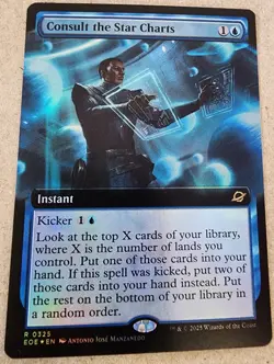 Consult the Star Charts - #325 Foil (Extended Art) Edge of Eternities - Mtg - Image 1