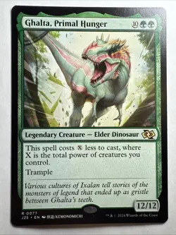 Ghalta, Primal Hunger (Anime) #77 (NM) Foundations Jumpstart J25 Magic MTG - Image 1