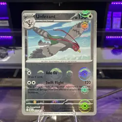 Unfezant 073/086 POKEBALL Reverse Holo - Black Bolt S&V Black White Pokemon Card - Image 1