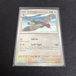 Unfezant 073/086 POKEBALL Reverse Holo - Black Bolt S&V Black White Pokemon Card - Image 1