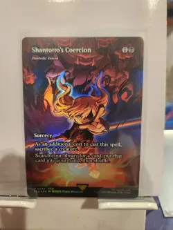 Shantotto's Coercion [Diabolic Intent] Foil Showcase Final Fantasy MTG - Image 1
