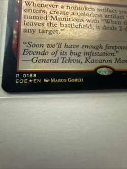 MTG Weapons Manufacturing 0168 (Foil) Edge Of Eternities NM - Image 2