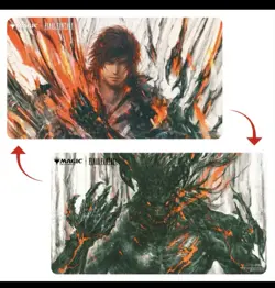 BRAND NEW Ultra Pro Double Sided Playmat MTG Final Fantasy Clive and Ifrit - Image 1