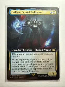 MTG Final Fantasy Golbez, Crystal Collector Extended Art R 0490 - Image 1