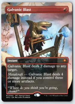 Galvanic Blast Borderless - Special Guests - MTG - Magic - Near Mint - Image 1