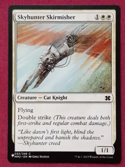 Magic The Gathering MYSTERY BOOSTER MB1 SKYHUNTER SKIRMISHER white card MTG - Image 1