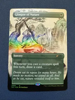 MTG Glimpse of Nature Secret Lair: 30th Anniversary Countdown Kit (SLC) NM Foil - Image 1