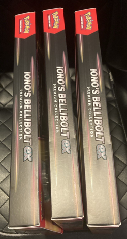 Pokemon Iono's Bellibolt Ex Premium Collection Box Lof of 3 - Image 2