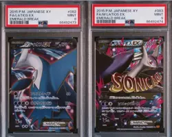 PSA 9 Pokemon Latios EX 082 M Latios EX 083 Emerald Break XY6 Sequential 2015 - Image 1