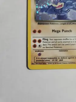 Dark Machamp #10/82 Team Rocket Holo Rare Pokemon Swirl! Mp - Image 4