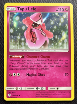 Tapu Lele 150/214 Lost Thunder Holo Rare LP Pokemon 2018 - Image 1