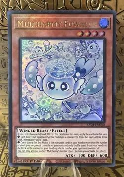 Mulcharmy Fuwalos (UR) RA04-EN050 Quarter Century Stampede 1st Ed. Yugioh! NM - Image 1