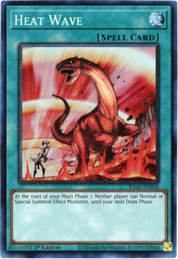 YuGiOh! Heat Wave - RA03-EN058 - Prismatic Collector's Rare PCR 1st Edition NM/M - Image 1
