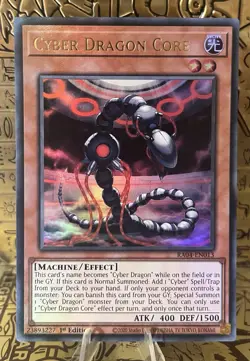 Cyber Dragon Core (UR) RA04-EN013 Quarter Century Stampede 1st Ed. Yugioh! NM - Image 1