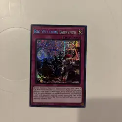 Yugioh! Big Welcome Labrynth - MP24-EN074 - Prismatic Secret Rare - 1st Edition - Image 1