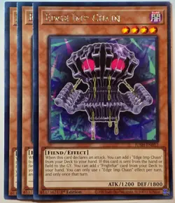 Yugioh x3 Edge Imp Chain JUSH-EN012 Rare 1st Edition - Image 1