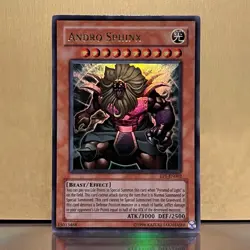 YuGiOh • Andro Sphinx • EP1-EN002 • Holo Ultra Rare • MP - Image 1