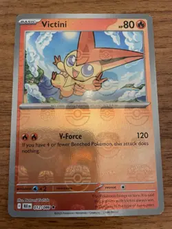 Pokemon Cards - Victini (Master Ball Reverse Holo) R 012/086 SV11B Black Bolt - Image 4