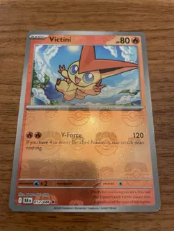 Pokemon Cards - Victini (Master Ball Reverse Holo) R 012/086 SV11B Black Bolt - Image 5