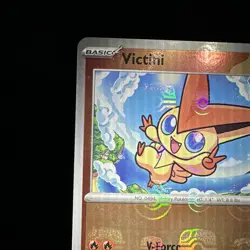 Pokemon Cards - Victini (Master Ball Reverse Holo) R 012/086 SV11B Black Bolt - Image 3