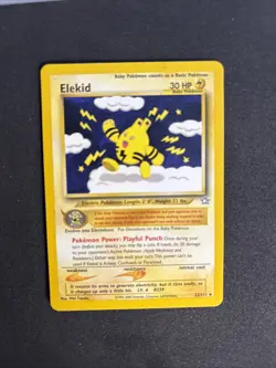 Elekid 22/111 Neo Genesis Rare - Pokemon Card Near Mint - Image 4