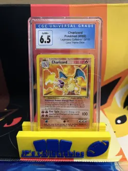 2002 Charizard 3/110 Legendary Collection Set Non Holo Pokemon Card CGC 6.5 - Image 1