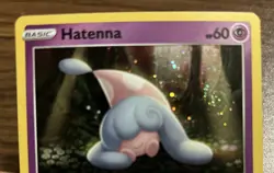 Hatenna Swirl HOLO Pokemon Card SWSH040 25th Anniversary General Mills Promo TCG - Image 2