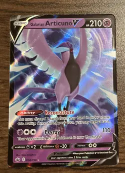 Galarian Articuno V 58/198 Ultra Rare Near Mint Pokemon Card TCG Sword & Shield - Image 1
