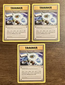 2016 Pokemon Blastoise Spirit Link XY Evolutions Card 73/108 Excellent/Played 3x - Image 1