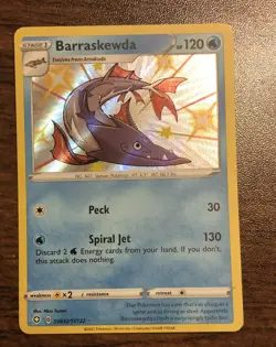 Pokemon Card Shiny Barraskewda SV032/SV122 Shiny Vault Shining Fates NM / Mint - Image 1